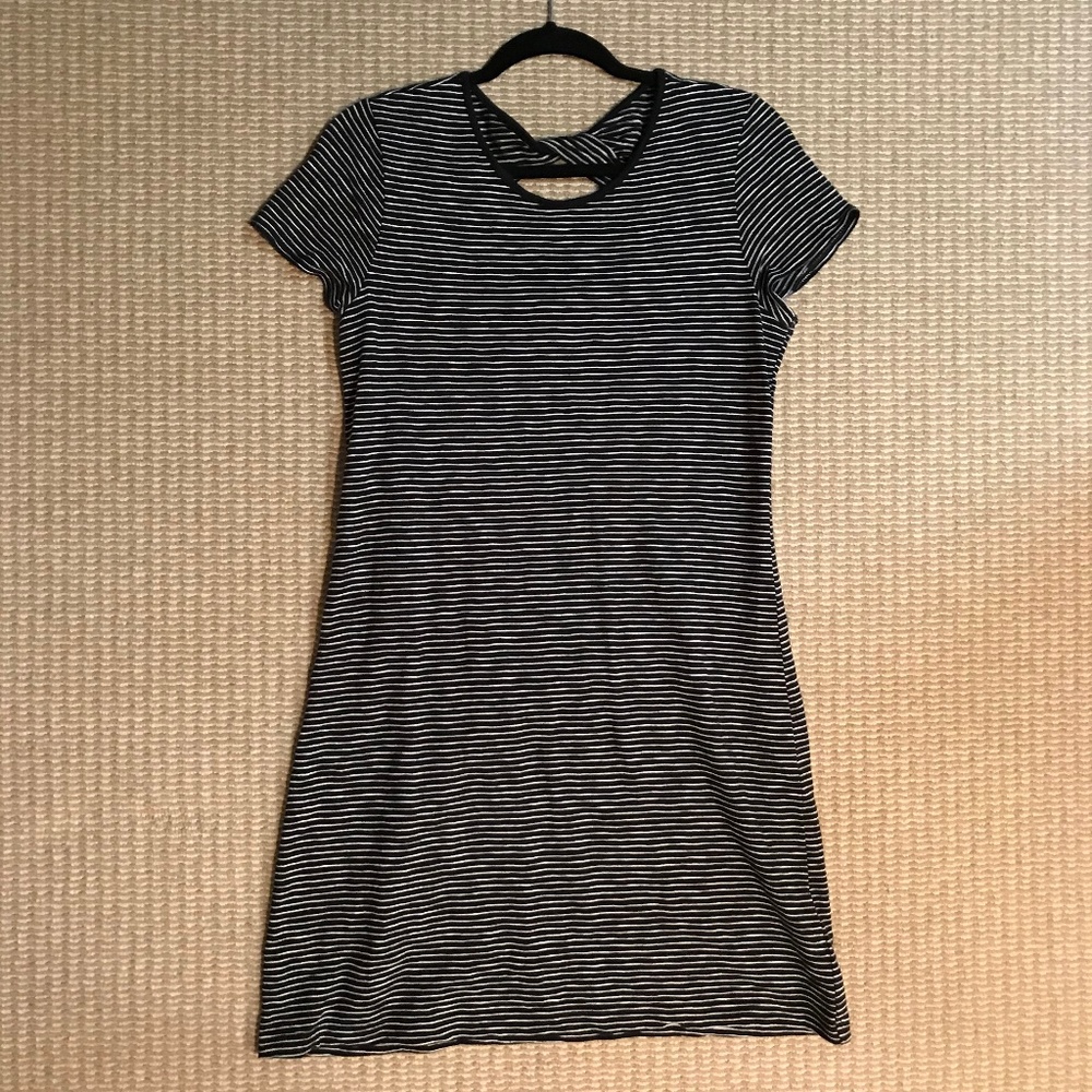 GAP Striped Twist Back T-shirt Dress, Size S